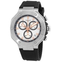 T-Race Chronograph Quartz White Dial Men's Watch T141.417.17.011.00