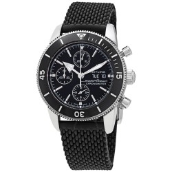 Superocean Heritage II Chronograph Automatic Chronometer Black Dial Men's Watch A13313121B1S1