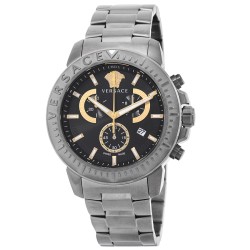 New Chrono Quartz Black Dial Men's Watch VE2E00621