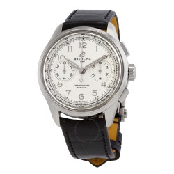 Premier B09 Heritage Chronograph 40mm Hand Wind White Dial Unisex Watch AB0930371G1P1