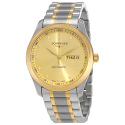 Master Automatic Diamond Champagne Dial Men's Watch L2.755.5.37.7