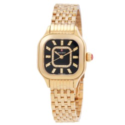 Meggie Quartz Diamond Black Dial Ladies Watch MWW33B000016