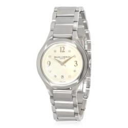 Pre-owned Baume et Mercier Ilea Quartz Diamond White Dial Ladies Watch M0A08769
