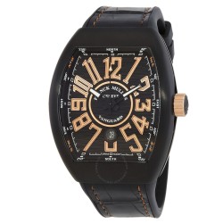 Vanguard Automatic Black Dial Men's Watch 45SCBLKBLKGLD-1