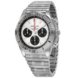 Chronomat B01 42 Chronograph Automatic Silver Dial Men's Watch AB0134101G1A1