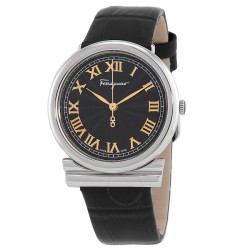 Gancino Quartz Black Dial Ladies Watch SFUF00621