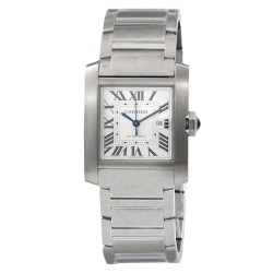 Tank Francaise Automatic Silver Dial Ladies Watch WSTA0067