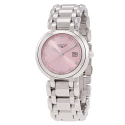 Primaluna Quartz Diamond Pink Dial Ladies Watch L8.122.4.99.6