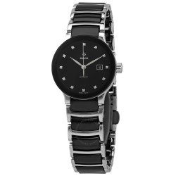 Centrix Automatic Diamond Black Dial Ladies Watch R30009752