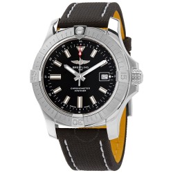 Avenger 43 Automatic Black Dial Men's Watch A17318101B1X1