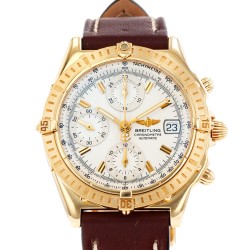 Pre-owned Breitling Chronomat Chronograph Automatic Chronometer White Dial Men's Watch K13352