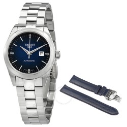 T-My Lady Automatic Diamond Blue Dial Ladies Watch T132.007.11.046.00