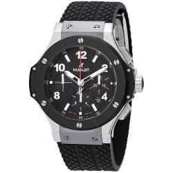 Pre-owned Hublot Big Bang Steel Ceramic Chronograph Automatic Men's Watch 301.SB.131.RX