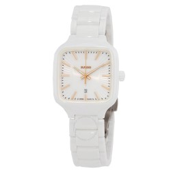 True Square Quartz White Dial Ladies Watch R27072012