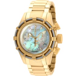 Bolt Chronograph Quartz White Dial Ladies Watch 90011
