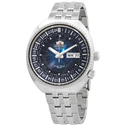World Map Revival Automatic Blue Dial Men's Watch RA-AA0E03L09C