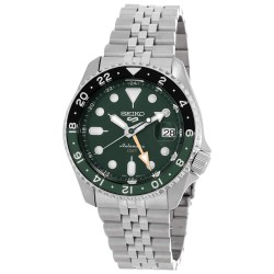 5 Sports SKX GMT Automatic Green Dial Men's Watch SSK035