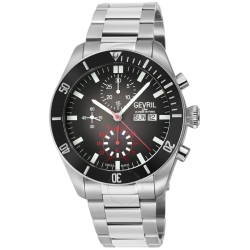 Yorkville Chronograph Automatic Black Dial Men's Watch 48620B