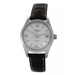 Pre-owned Longines Conquest Classic Automatic Silver Dial Ladies Watch L2.385.4.76.3