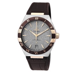 Pre-owned Omega Constellation Automatic Chronometer Grey Dial Men's Watch 131.23.41.21.06.002