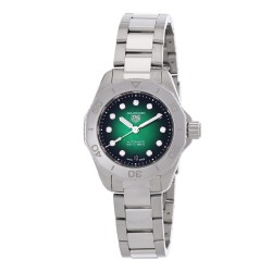 Aquaracer Automatic Diamond Green Dial Ladies Watch WBP2415.BA0622