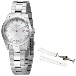 Automatic Diamond White Mother of Pearl Dial Ladies Watch T132.007.11.116.00