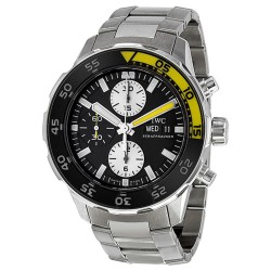 Pre-owned IWC Aquatimer Chronograph Automatic Black Dial Men's Watch IW376701