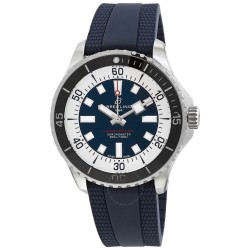 Pre-owned Breitling Superocean Automatic Chronometer Blue Dial Men's Watch A17376211C1S1