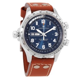 Khaki Aviation X-Wind Lefty Automatic Blue Dial Men's Watch H77765541