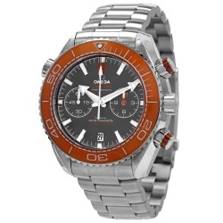 Planet Ocean 600M Seamaster Chronograph Automatic Chronometer Grey Dial Men's Watch 215.30.46.51.99.001