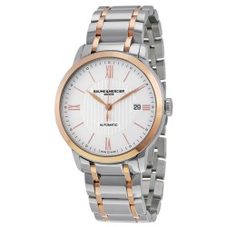 Classima Automatic Stainless Steel and 18kt Rose Gold Men's Watch 10217