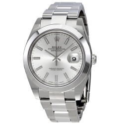 Datejust 41 Silver Dial Stainless Steel Automatic Men's Watch 126300SSO