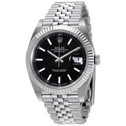 Oyster Perpetual Datejust Black Dial Jubilee Men's Watch 126334BKSJ