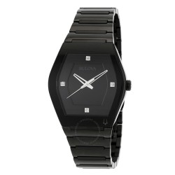 Gemini Quartz Diamond Black Dial Men's Watch 98D177
