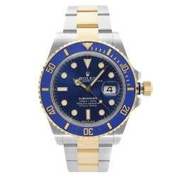 Pre-owned Rolex Submariner Automatic Chronometer Blue Dial Men's Watch 126613LB