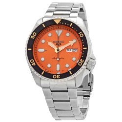 5 Sports Automatic Orange Dial Men's Watch SRPD59K1