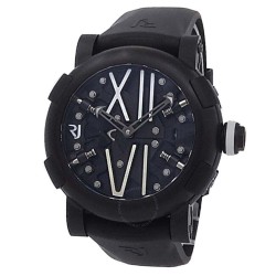 Pre-owned Romain Jerome Titanic Dna Steampunk Black Skeletal Dial Men's Watch RJ.T.AU.SP.005.01