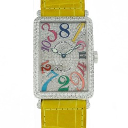 Long Island Automatic Diamond Ladies Watch 1200 CH D CD COL DR OG YLW