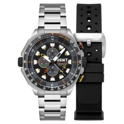 Capricorn Black Dial Men's Watch RG-8061-22