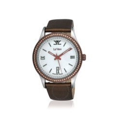 Classico Quartz Diamond White Dial Ladies Watch LV876BRSV