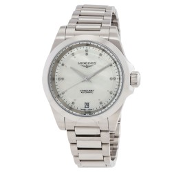 Conquest Automatic Diamond Ladies Watch L3.430.4.87.6