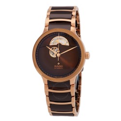 Centrix Automatic Open Heart Brown Dial Unisex Watch R30013302
