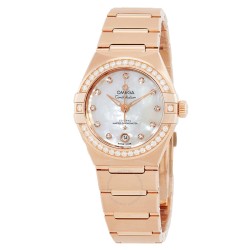 Constellation Automatic Chronometer Diamond Ladies Watch 131.55.29.20.55.001