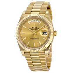 Day-Date 40 Champagne Dial 18K Yellow Gold President Automatic Men's Watch 228238CSP