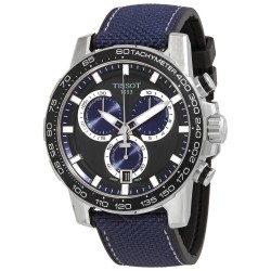 Supersport Chronograph Quartz Black Dial Men's Watch T125.617.17.051.03