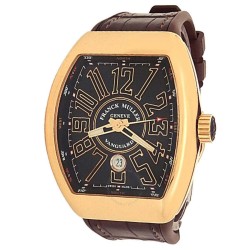 Pre-owned Franck Muller Vanguard Automatic Black Dial Men's Watch V 45 SC DT