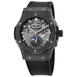 Classic Fusion Aerofusion Moonphase Black Magic Automatic Silver Dial Men's Watch 547.CX.0170.LR