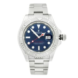 Pre-owned Rolex Yacht-Master Automatic Chronometer Blue Dial Men's Watch 116622 BLSO
