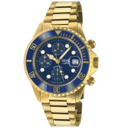 Wall Street Chrono Chronograph Automatic Blue Dial Men's Watch 4153A