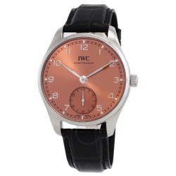 Portuguese 40 Automatic Salmon Dial Men's Watch IW358313